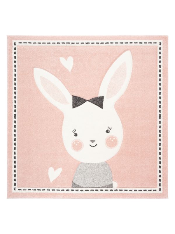 Safavieh Kid's Carousel Rabbit Square Rug